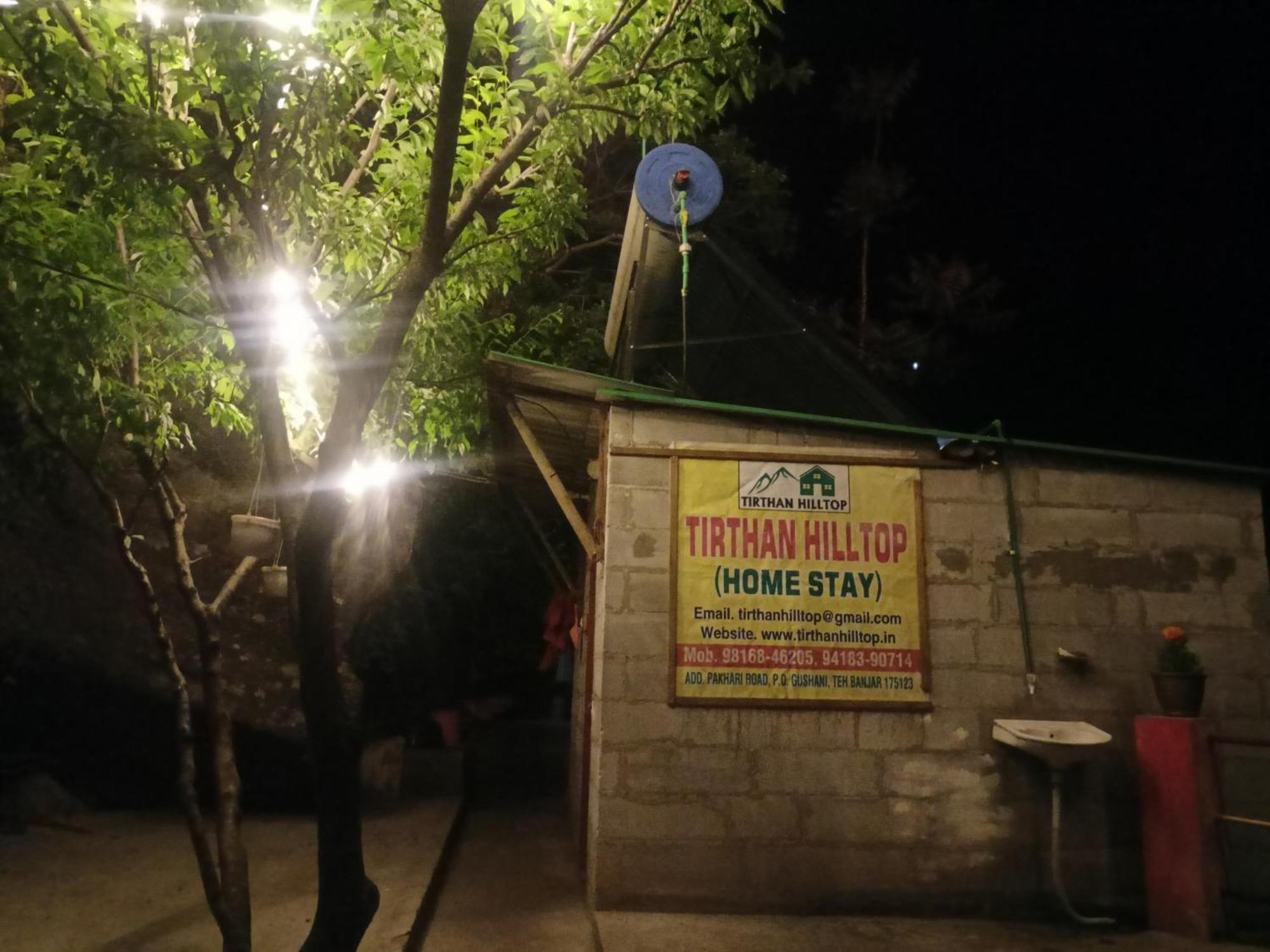 Tirthan Hilltop Home Stay Banjar Exterior photo